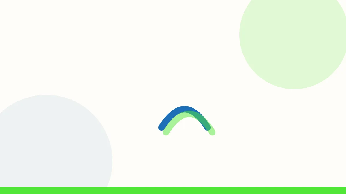 Abstract editorial illustration in Inspire's brand colors representing ABA teaching techniques