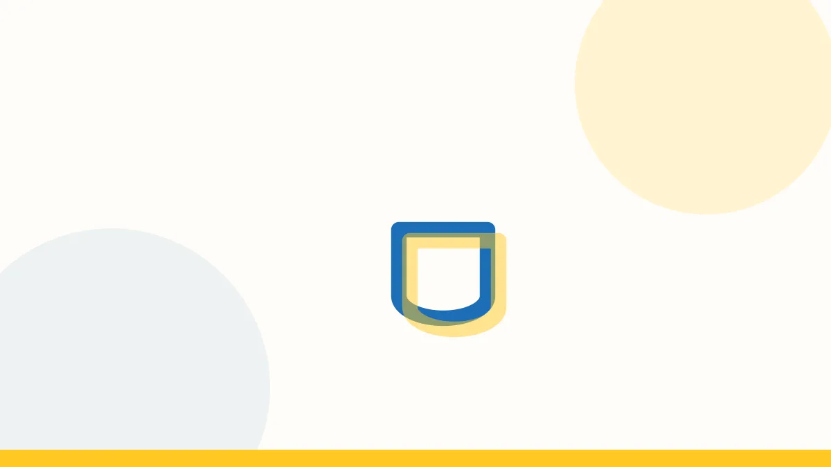 Abstract editorial illustration in Inspire's brand colors representing insurance and funding topics